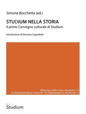 cover image of Studium nella storia